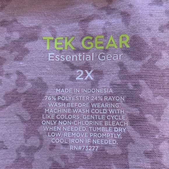 Tek Gear Essential Gear pink semi-sheer tee - Picture 5 of 5